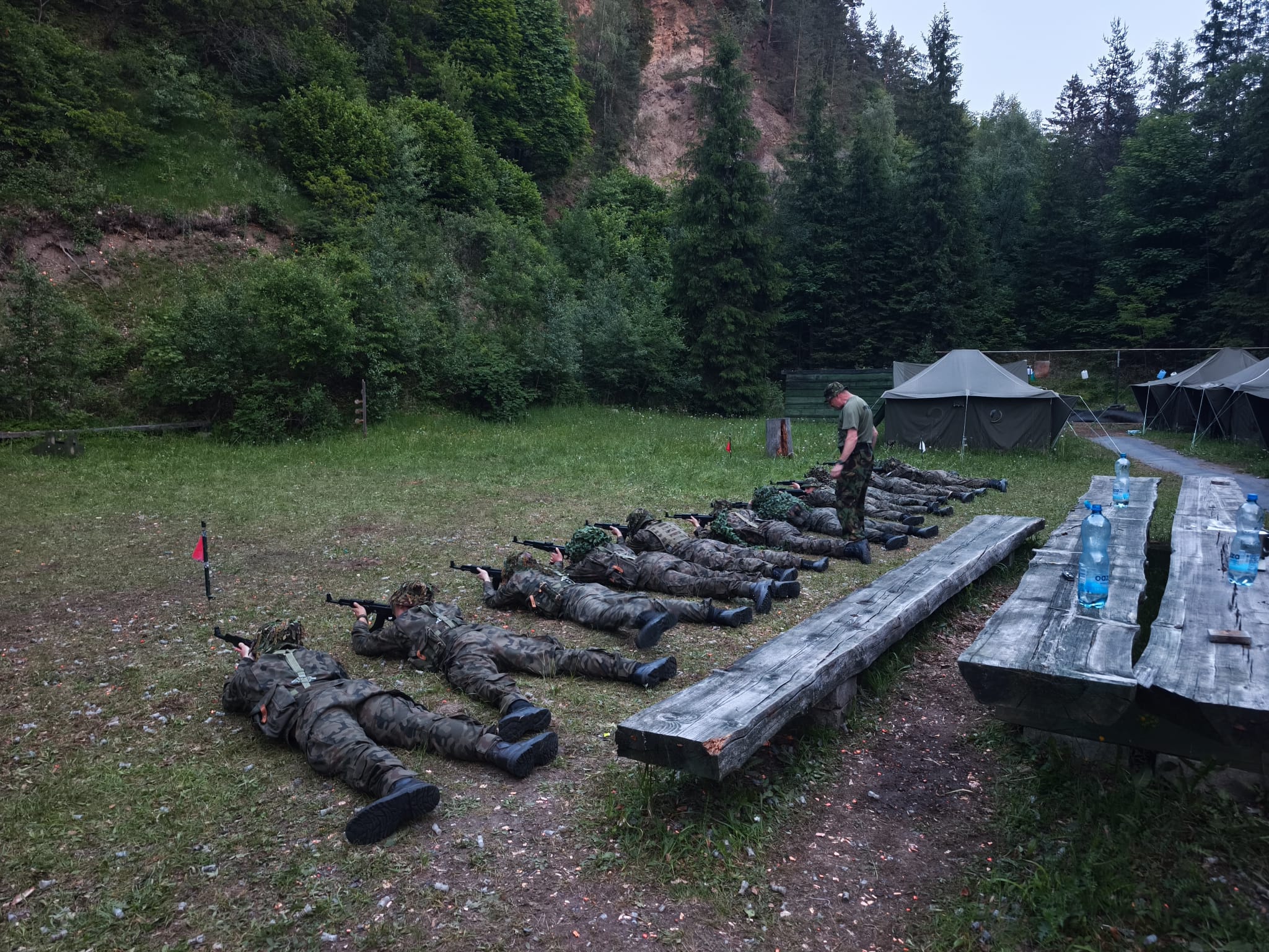Pierwsze zgrupowanie poligonowe klas mundurowych za nami