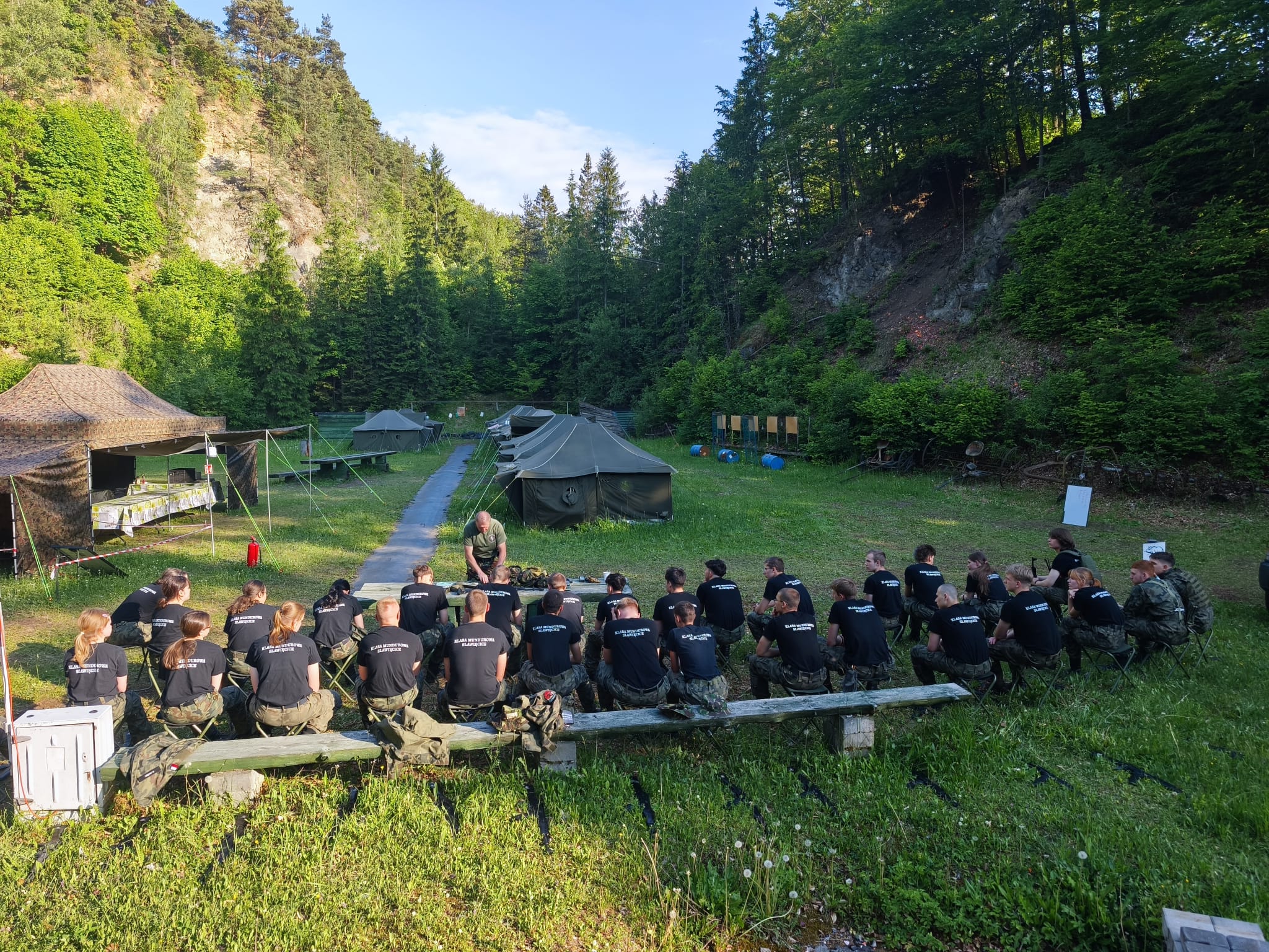 Pierwsze zgrupowanie poligonowe klas mundurowych za nami