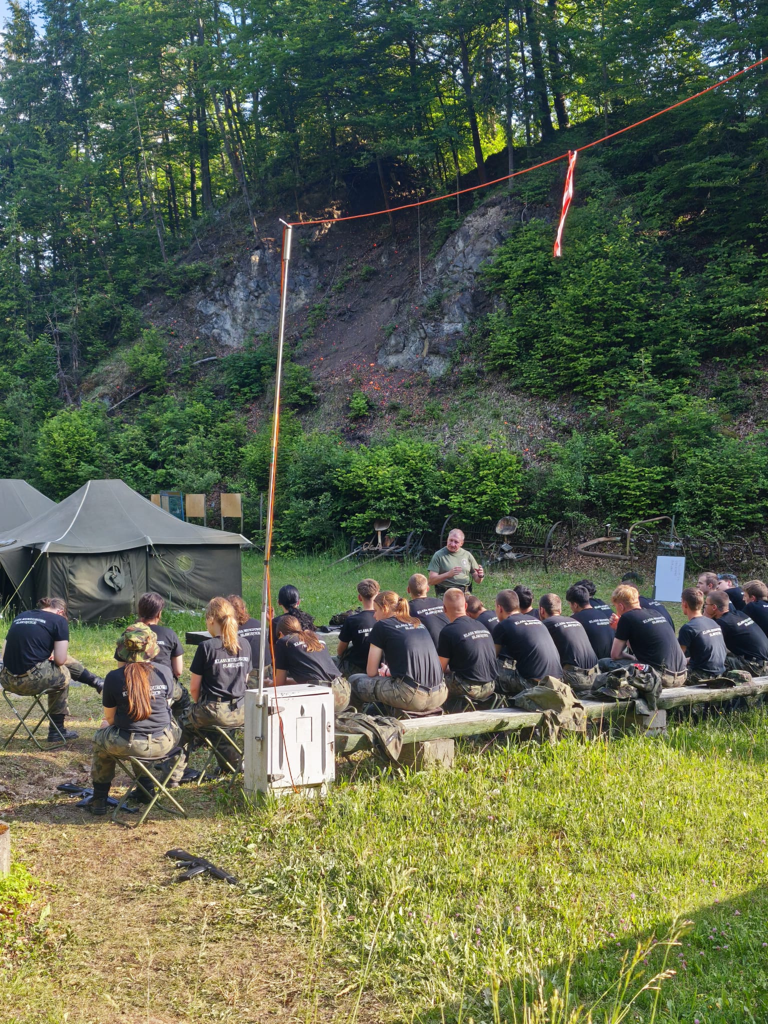 Pierwsze zgrupowanie poligonowe klas mundurowych za nami