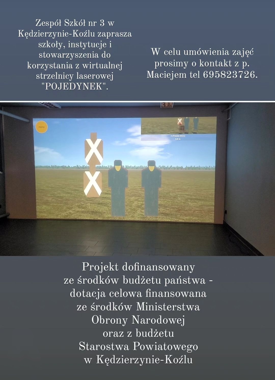 Wirtualna strzelnica - wyposażenie